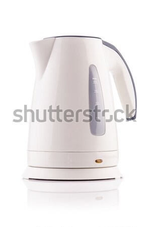 White electric kettle isolated Stock photo © Elnur