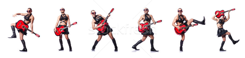 男子 女子 服裝 吉他 音樂 藝術 商業照片 © Elnur