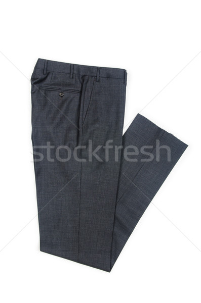 Moda pantaloni bianco modello sfondo jeans Foto d'archivio © Elnur