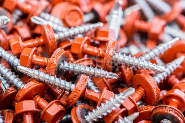 Many screws arranged as background Stock photo © Elnur