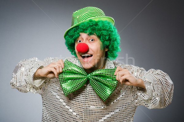 Stock photo: Funny person in saint patrick holiday concept