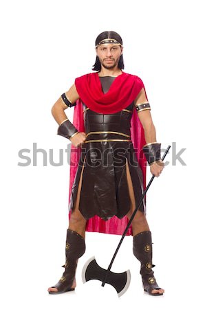 Gladiator marteau isolé blanche homme fond [[stock_photo]] © Elnur