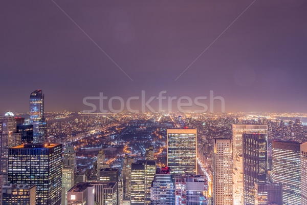 Сток-фото: ночь · мнение · новых · Manhattan · закат · бизнеса