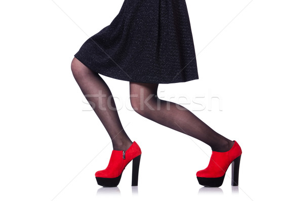 Woman legs isolated on the white Stock photo © Elnur