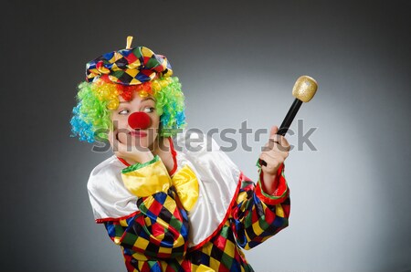 Clown pallone fucile divertente business party Foto d'archivio © Elnur