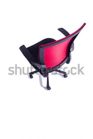 The red office chair isolated on the white background Stock photo © Elnur