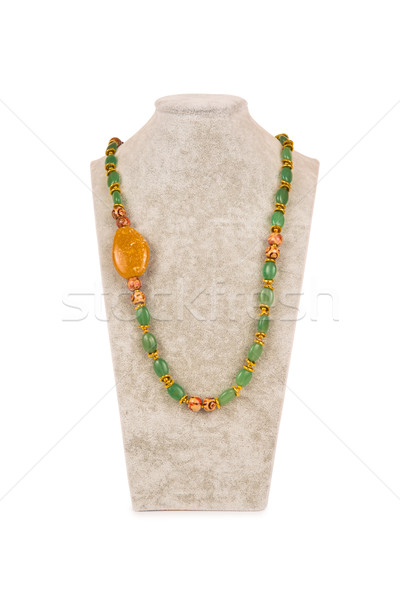Jewellery necklace isolated on white background Stock photo © Elnur