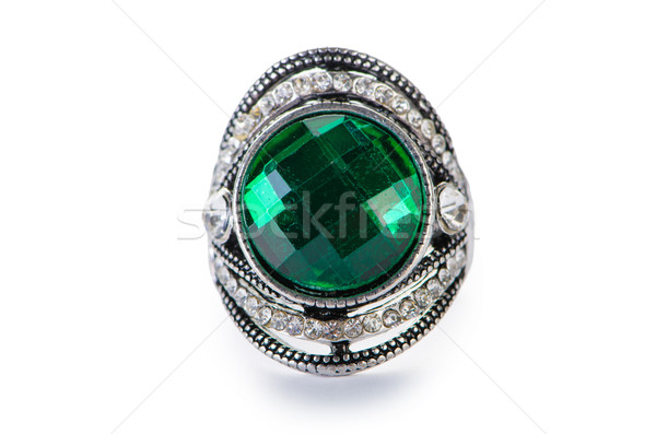 Jewellery ring isolated on the white Stock photo © Elnur