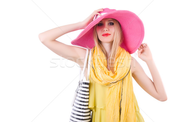 Young attractive woman ready for summer vacation Stock photo © Elnur