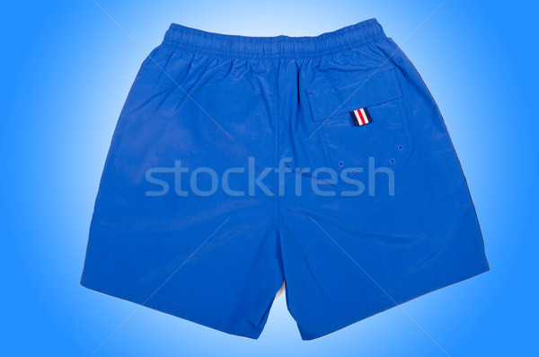 Homme short isolé blanche sport fond [[stock_photo]] © Elnur