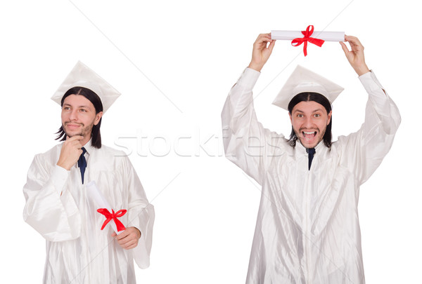 Young man ready for university graduation Stock photo © Elnur