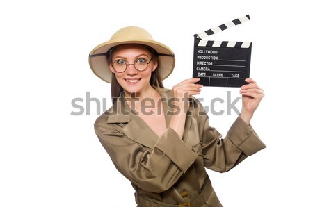 Inmate with the movie clapper Stock photo © Elnur