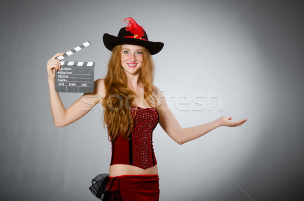 Femme pirate costume film bord fête [[stock_photo]] © Elnur