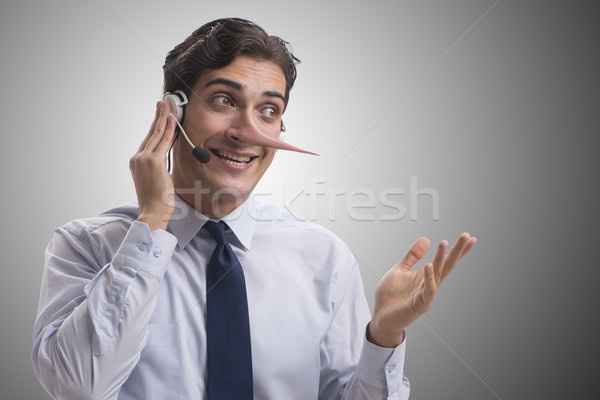 Zakenman telefoon tegenstander business gezicht man Stockfoto © Elnur
