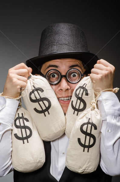 Mann Geld Business Sicherheit Geschäftsmann Tasche Stock foto © Elnur