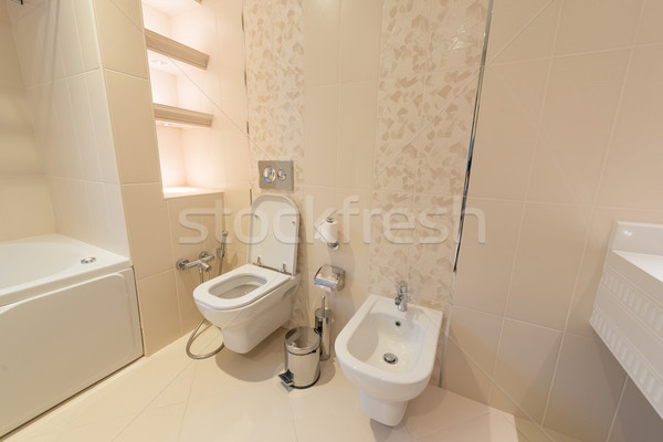 WC Zimmer modernen Innenraum Design home Stock foto © Elnur