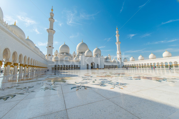 Sheikh Zayed Mosque in Abu Dhabi Stock photo © Elnur