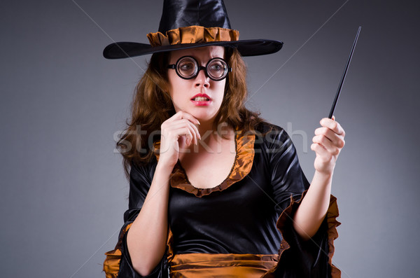 Stock photo: Witch doing her dirty tricks