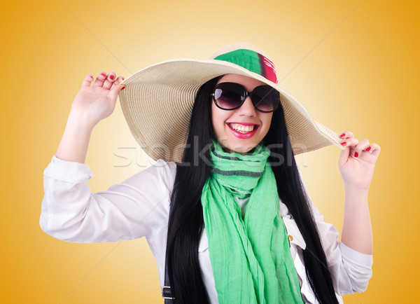 Mulher jovem pronto férias de verão negócio menina fundo Foto stock © Elnur