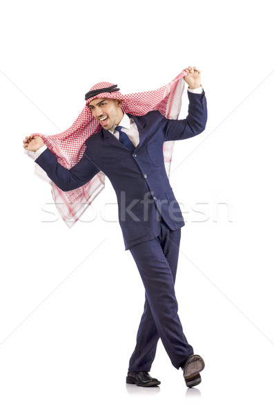 Arab man dancing from joy Stock photo © Elnur