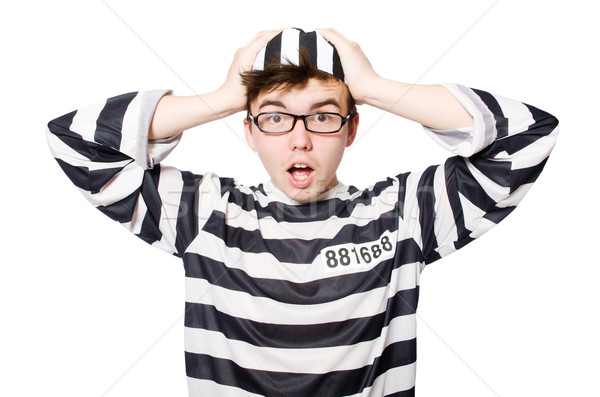 Funny prison inmate in concept Stock photo © Elnur