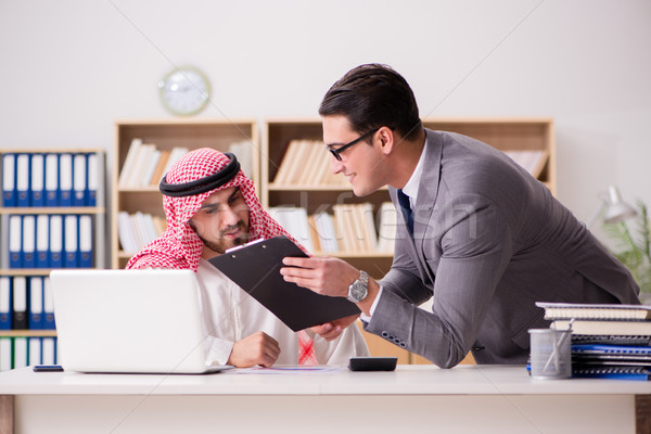 Stockfoto: Business · arab · zakenman · man · werk