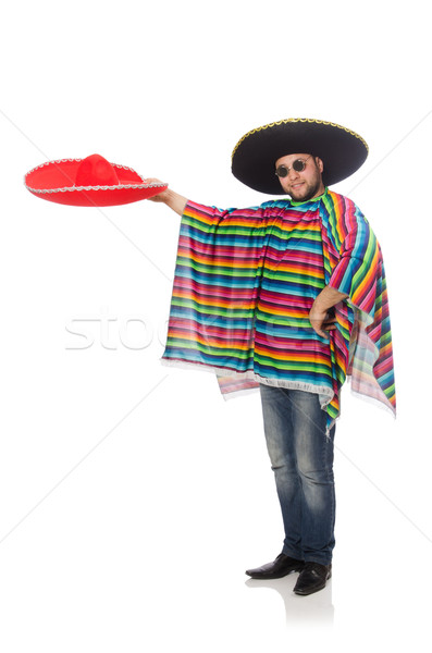 Funny mexican isolated on white Stock photo © Elnur