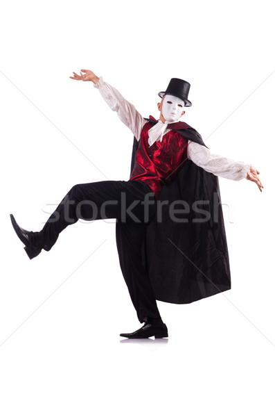 Man magician isolated on white Stock photo © Elnur