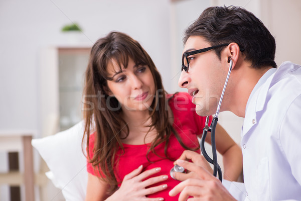 Donna incinta paziente medico regolare donna baby Foto d'archivio © Elnur