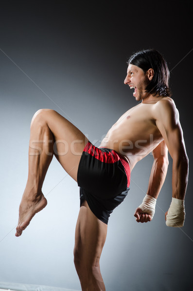 Sztuki walki ekspert szkolenia strony ciało fitness Zdjęcia stock © Elnur