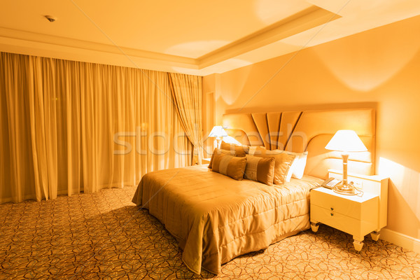 Hotel room with modern interior Stock photo © Elnur