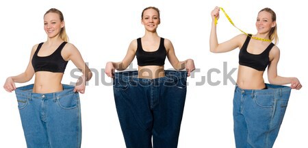 Сток-фото: сантиметр · диеты · женщину · девушки · здоровья