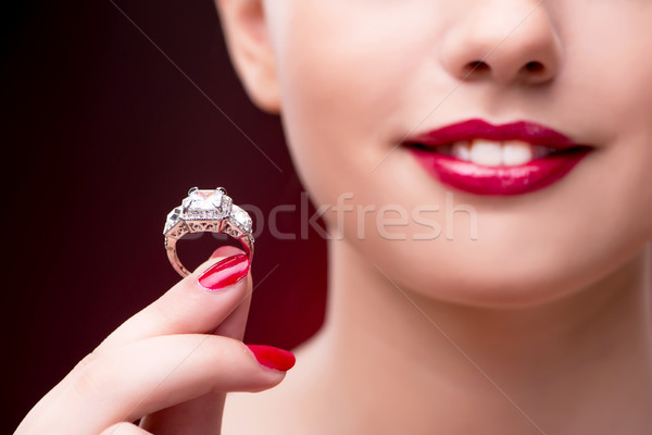 Young beautiful woman in beauty fashion concept Stock photo © Elnur