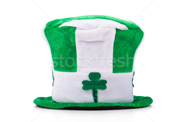 Saint Patrick holiday concept with green hat Stock photo © Elnur