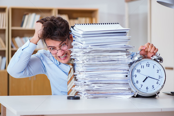 Businessman failing to meet report deadlines Stock photo © Elnur