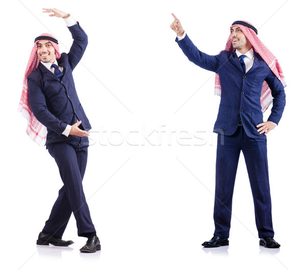 Set of photos with arab businessman Stock photo © Elnur