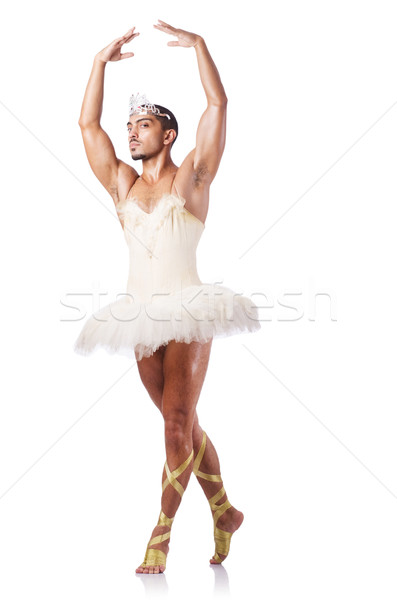 Muskuläre Ballett Darsteller funny Mann Mode Stock foto © Elnur