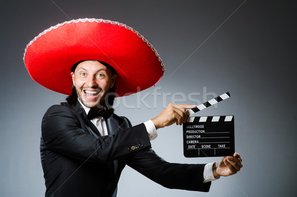 墨西哥人 男子 電影 板 視頻 電影院 商業照片 © Elnur