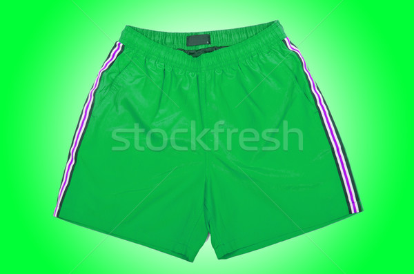 Homme short isolé blanche homme sport [[stock_photo]] © Elnur