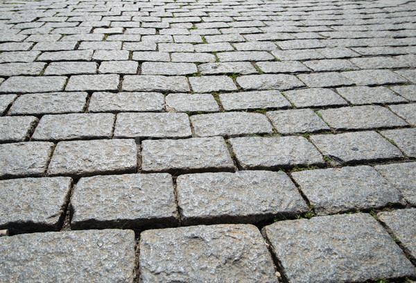 Old road paved with the cobble stones Stock photo © Elnur