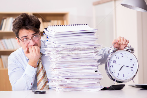 Businessman failing to meet report deadlines Stock photo © Elnur