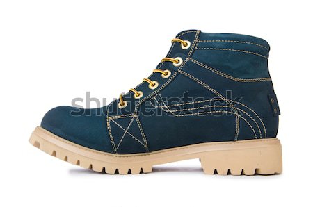 Sporty shoes in sport shoes concept on white Stock photo © Elnur