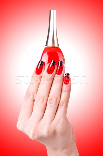 Fashion concept with nail art Stock photo © Elnur