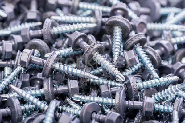 Many screws arranged as background Stock photo © Elnur