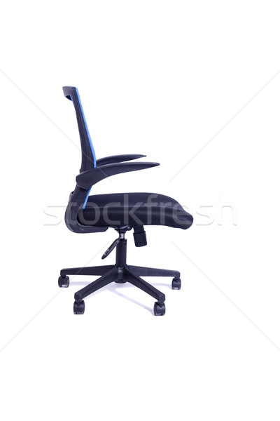Azul silla de oficina aislado blanco oficina diseno Foto stock © Elnur