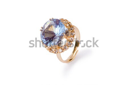 Jewellery ring isolated on the white Stock photo © Elnur