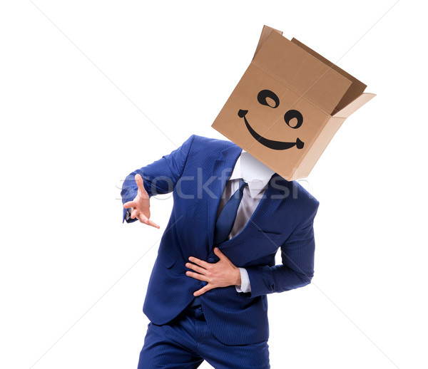 Excited happy businessman in happiness concept Stock photo © Elnur