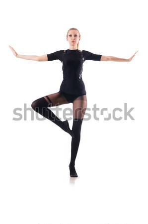 Woman dancing isolated on the white Stock photo © Elnur