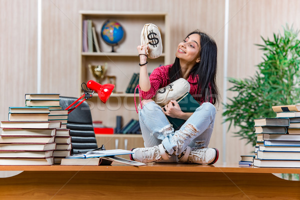 Jeunes Homme étudiant collège école examens [[stock_photo]] © Elnur