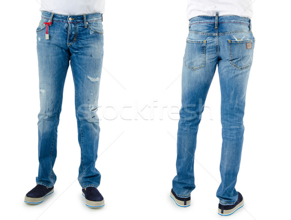 Trousers on the model isolated Stock photo © Elnur